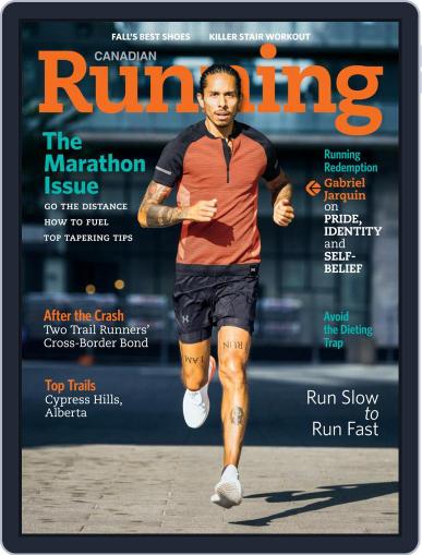 Canadian Running September 1st, 2021 Digital Back Issue Cover