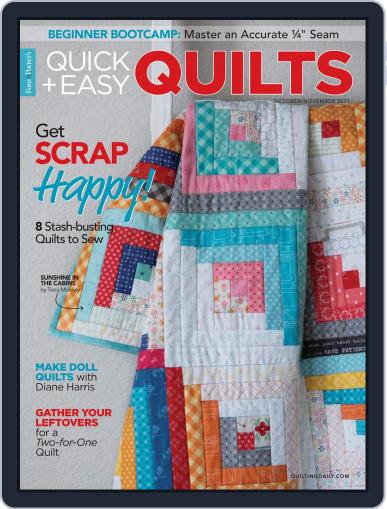 Quick+Easy Quilts October 1st, 2021 Digital Back Issue Cover