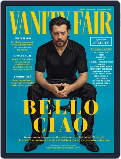 Vanity Fair Italia September 1st, 2021 Digital Back Issue Cover