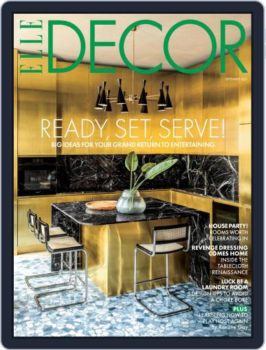 ELLE DECOR September 1st, 2021 Digital Back Issue Cover