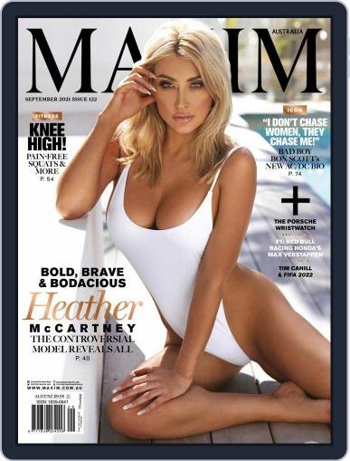 Maxim Australia September 1st, 2021 Digital Back Issue Cover
