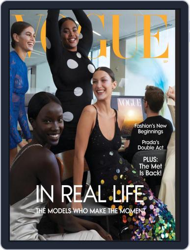 Vogue September 1st, 2021 Digital Back Issue Cover