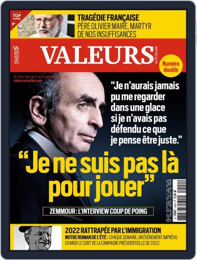 Valeurs Actuelles August 12th, 2021 Digital Back Issue Cover