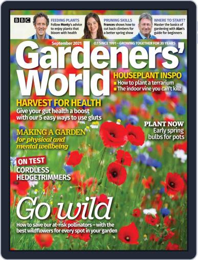 BBC Gardeners' World September 1st, 2021 Digital Back Issue Cover