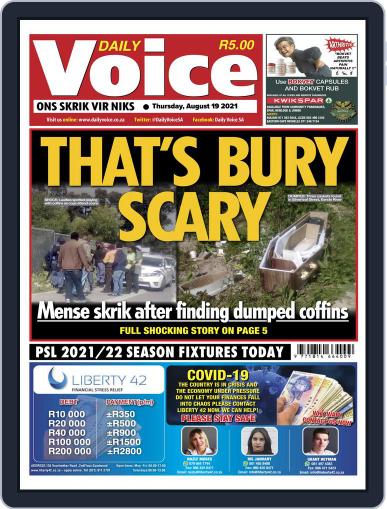 Daily Voice August 19th, 2021 Digital Back Issue Cover