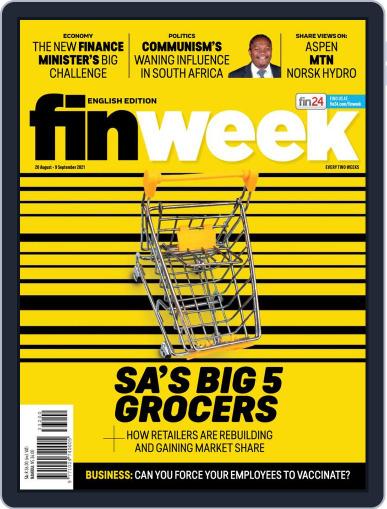Finweek - English August 20th, 2021 Digital Back Issue Cover