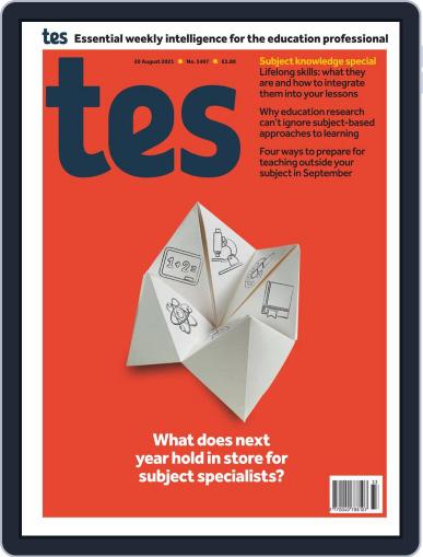 Tes August 20th, 2021 Digital Back Issue Cover