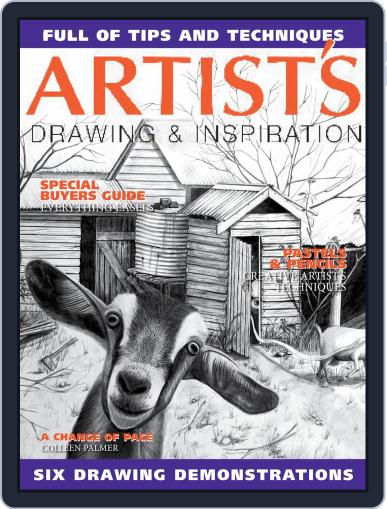 Artists Drawing and Inspiration August 1st, 2021 Digital Back Issue Cover