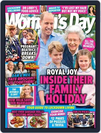 Woman's Day Magazine NZ September 2nd, 2021 Digital Back Issue Cover