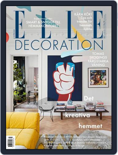 ELLE Decoration Sweden September 1st, 2021 Digital Back Issue Cover