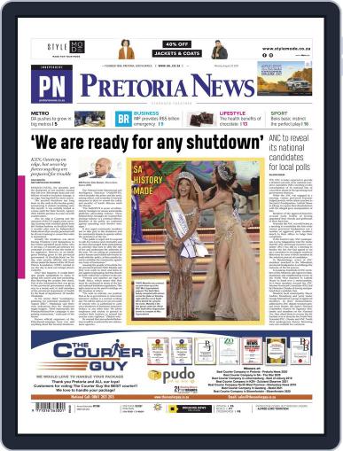 Pretoria News August 23rd, 2021 Digital Back Issue Cover