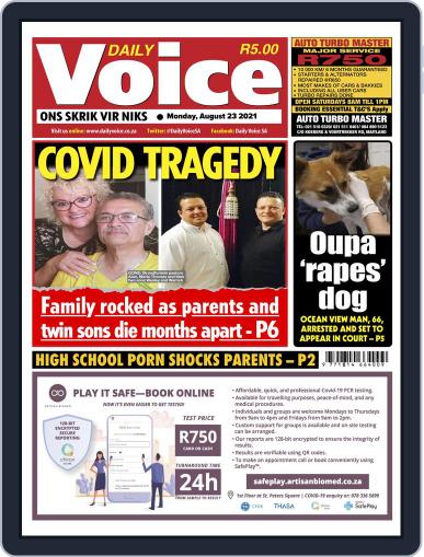 Daily Voice August 23rd, 2021 Digital Back Issue Cover
