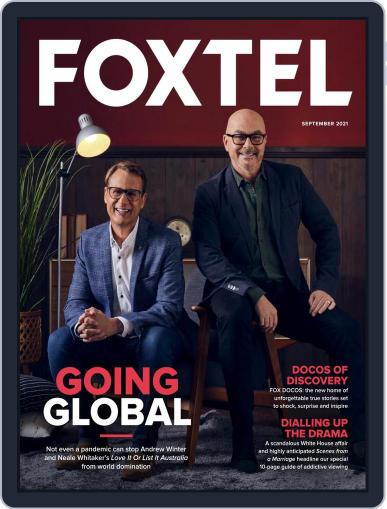 Foxtel September 1st, 2021 Digital Back Issue Cover