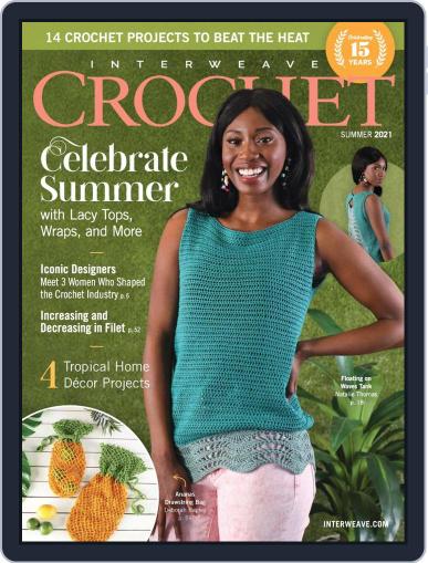 Interweave Crochet May 13th, 2021 Digital Back Issue Cover