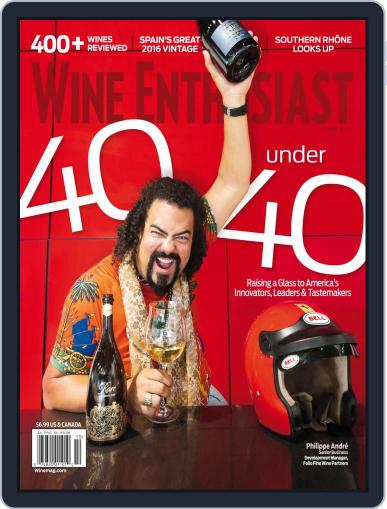 Wine Enthusiast October 1st, 2021 Digital Back Issue Cover