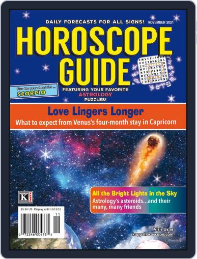 Horoscope Guide November 1st, 2021 Digital Back Issue Cover
