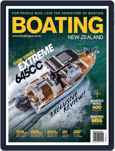 Boating NZ August 1st, 2021 Digital Back Issue Cover