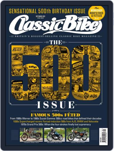 Classic Bike September 1st, 2021 Digital Back Issue Cover