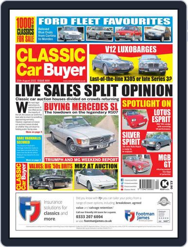 Classic Car Buyer August 25th, 2021 Digital Back Issue Cover