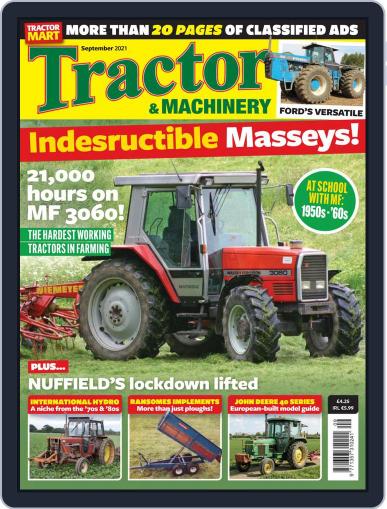 Tractor & Machinery September 1st, 2021 Digital Back Issue Cover