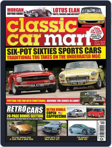 Classic Car Mart October 1st, 2021 Digital Back Issue Cover
