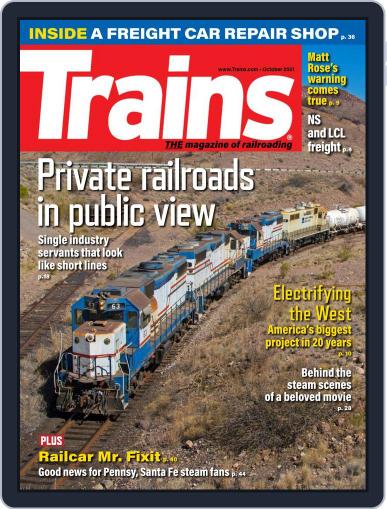 Trains (Digital) October 1st, 2021 Issue Cover
