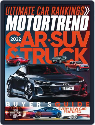 MotorTrend October 1st, 2021 Digital Back Issue Cover