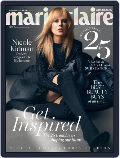Marie Claire Australia September 1st, 2021 Digital Back Issue Cover