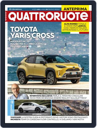 Quattroruote August 1st, 2021 Digital Back Issue Cover