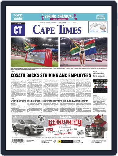 Cape Times August 30th, 2021 Digital Back Issue Cover