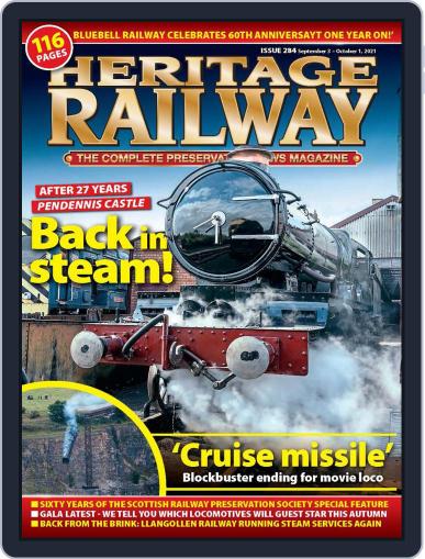 Heritage Railway September 3rd, 2021 Digital Back Issue Cover