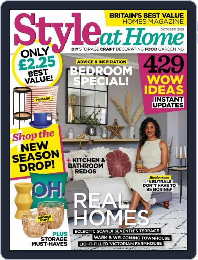 Style At Home United Kingdom October 1st, 2021 Digital Back Issue Cover