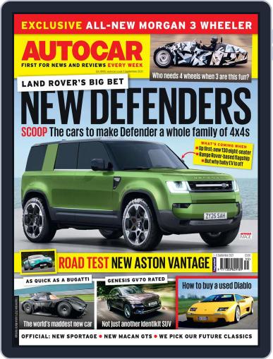 Autocar (Digital) September 1st, 2021 Issue Cover