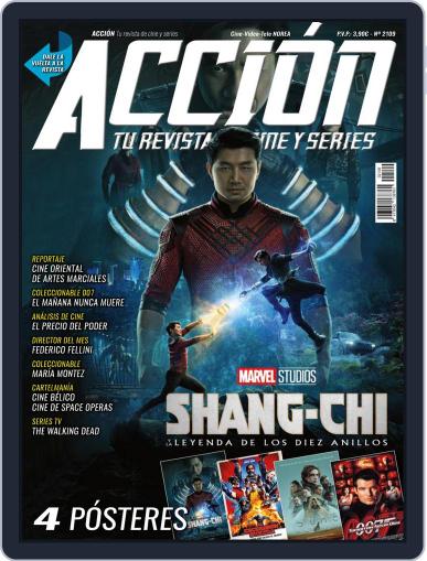 Accion Cine-video September 1st, 2021 Digital Back Issue Cover