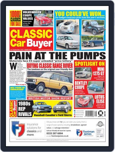 Classic Car Buyer September 1st, 2021 Digital Back Issue Cover