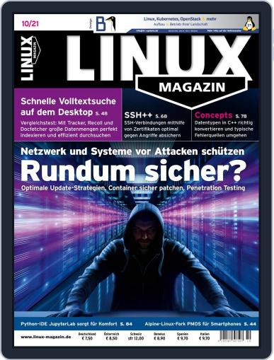 Linux Magazin germany October 1st, 2021 Digital Back Issue Cover