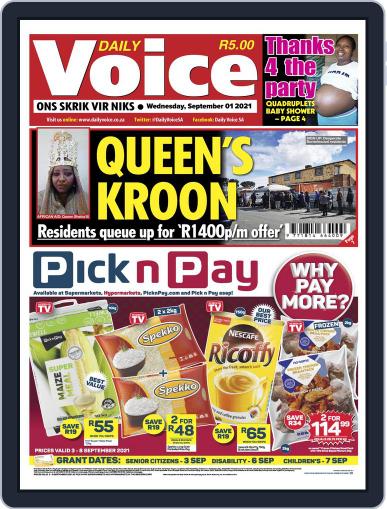 Daily Voice September 1st, 2021 Digital Back Issue Cover