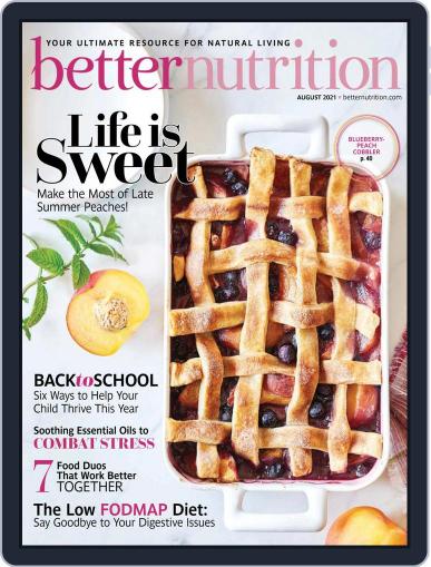 Better Nutrition August 1st, 2021 Digital Back Issue Cover