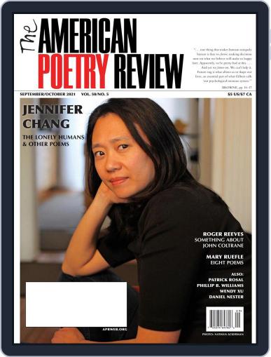 The American Poetry Review September 1st, 2021 Digital Back Issue Cover