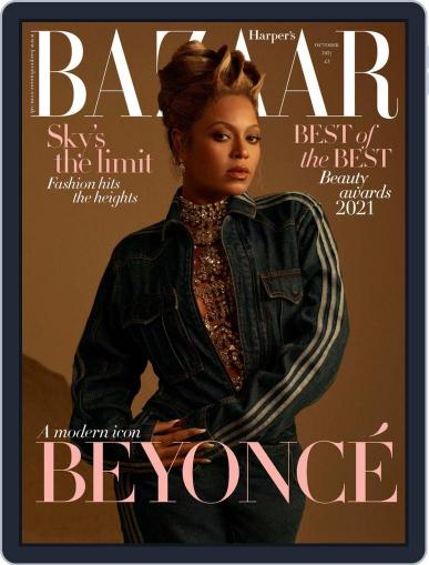 Harper's Bazaar UK October 1st, 2021 Digital Back Issue Cover