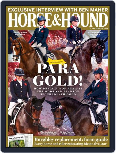 Horse & Hound September 2nd, 2021 Digital Back Issue Cover