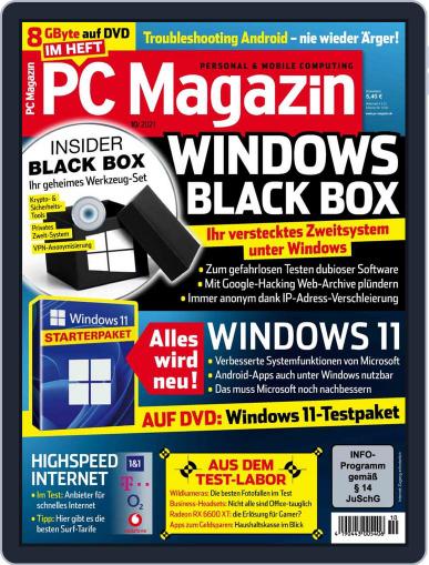 PC Magazin October 1st, 2021 Digital Back Issue Cover