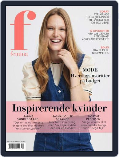 femina Denmark September 2nd, 2021 Digital Back Issue Cover