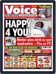 Daily Voice (Digital) Subscription                    September 2nd, 2021 Issue