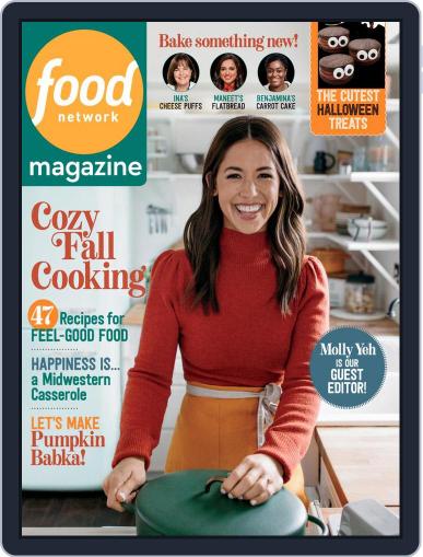 Food Network October 1st, 2021 Digital Back Issue Cover