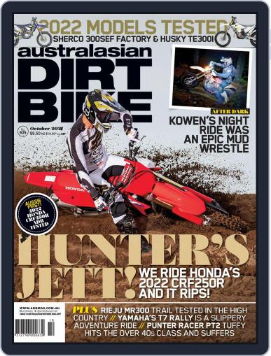 Australasian Dirt Bike October 1st, 2021 Digital Back Issue Cover