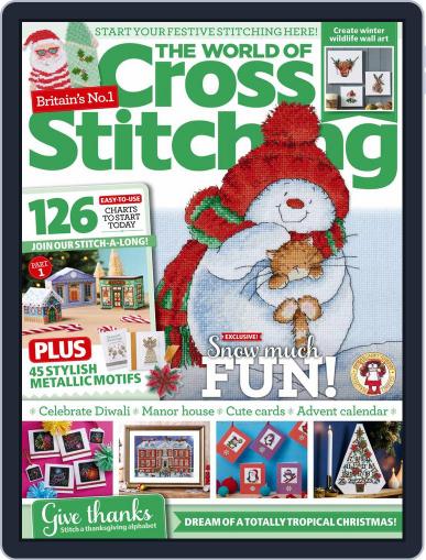The World of Cross Stitching November 1st, 2021 Digital Back Issue Cover
