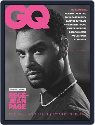 British GQ October 1st, 2021 Digital Back Issue Cover