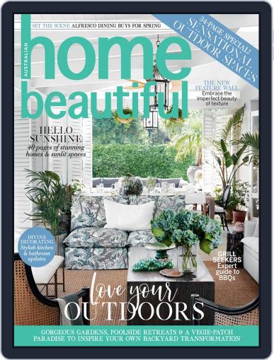 Australian Home Beautiful October 1st, 2021 Digital Back Issue Cover