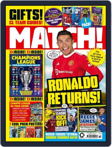 MATCH! September 7th, 2021 Digital Back Issue Cover